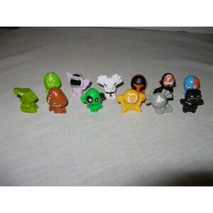 Lot Of 12 Gogo's Crazy Bones Mini Figures Ojaru Mochi Ako Croc Atori and More